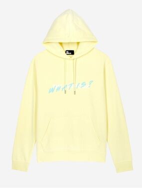 $275 The Kooples Yellow Cotton Hoodie Sweatshirt NWT